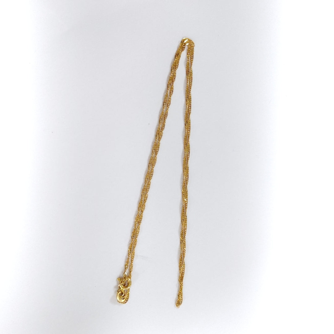 CADENA ORO 14 K 1.7 GRMS (SEMINUEVO)