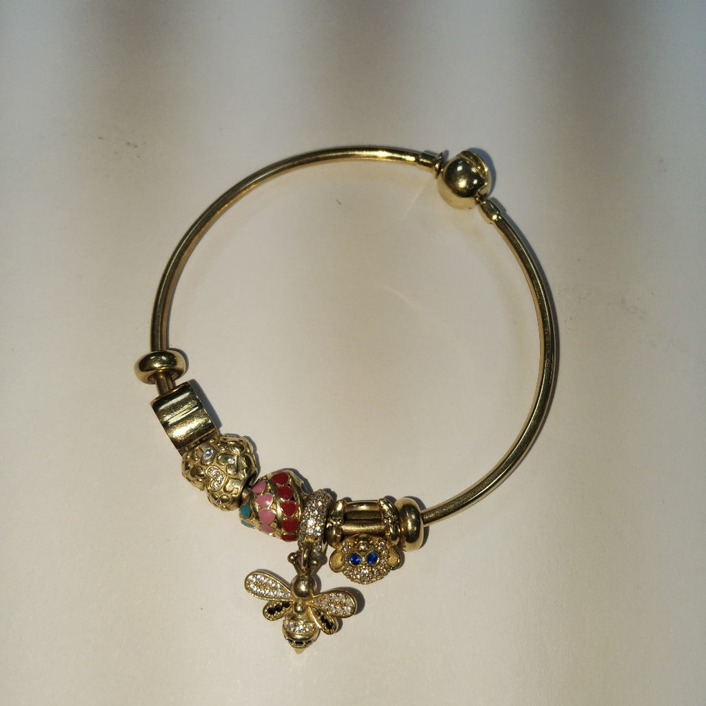 PULSERA RIGIDA ORO 14 K 16.7 GRMS (SEMINUEVO)