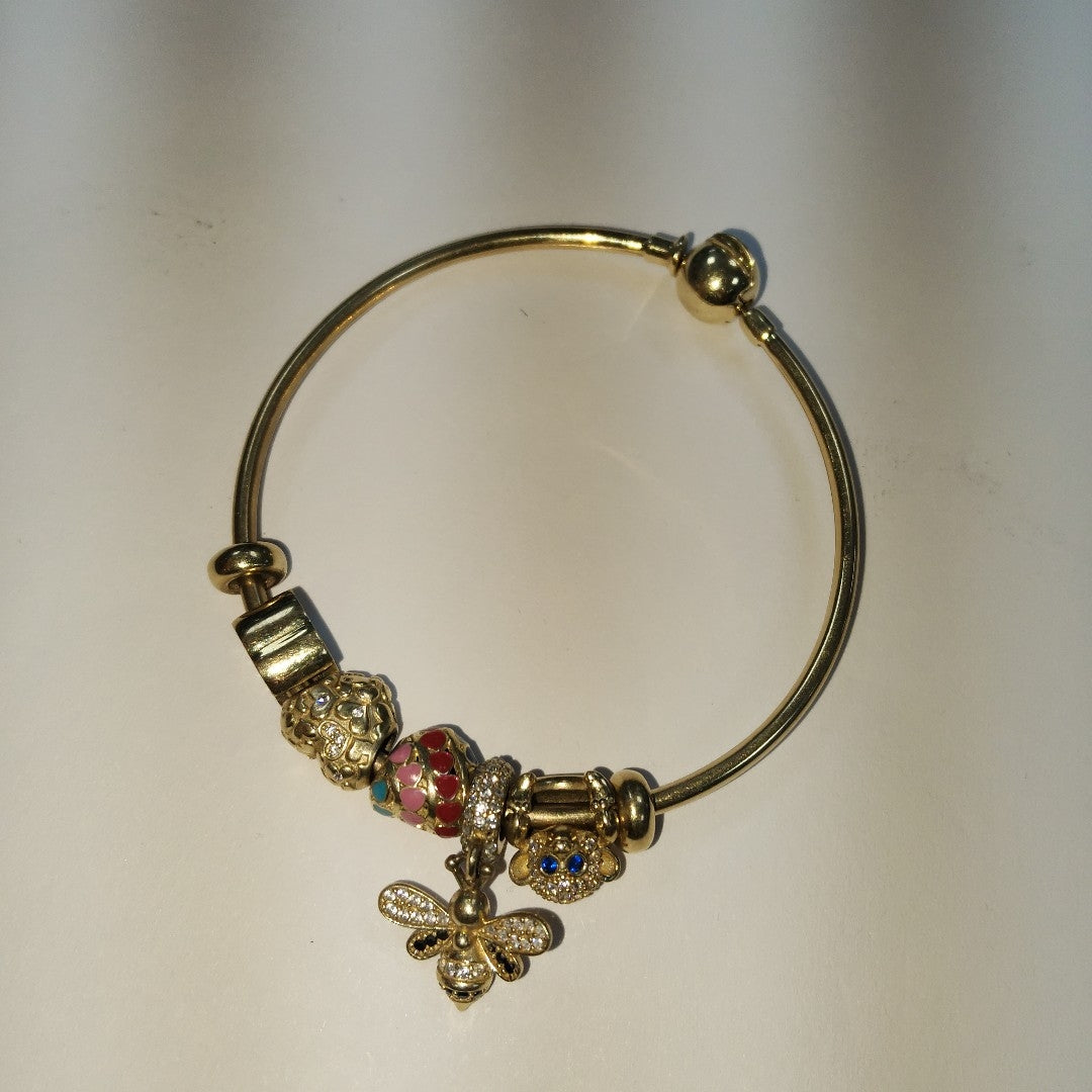 PULSERA RIGIDA ORO 14 K 16.7 GRMS (SEMINUEVO)