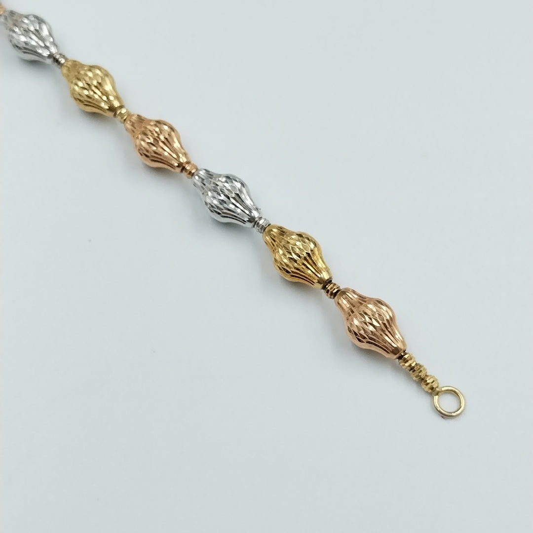 PULSERA ORO COMBINADO 10 K 5 GRMS (SEMINUEVO)