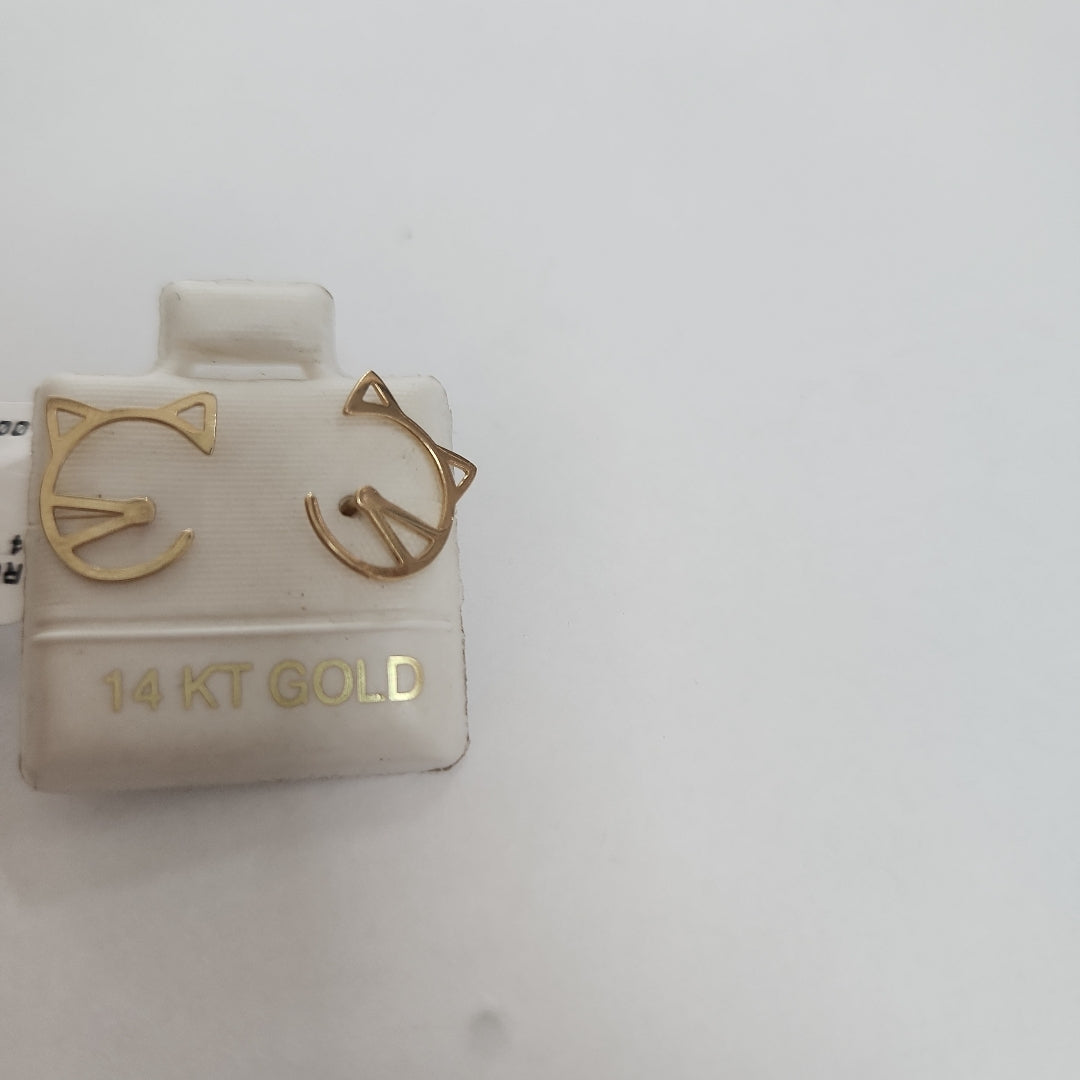 BROQUELES PAR ORO 14 K 0.6 GRMS (SEMINUEVO)
