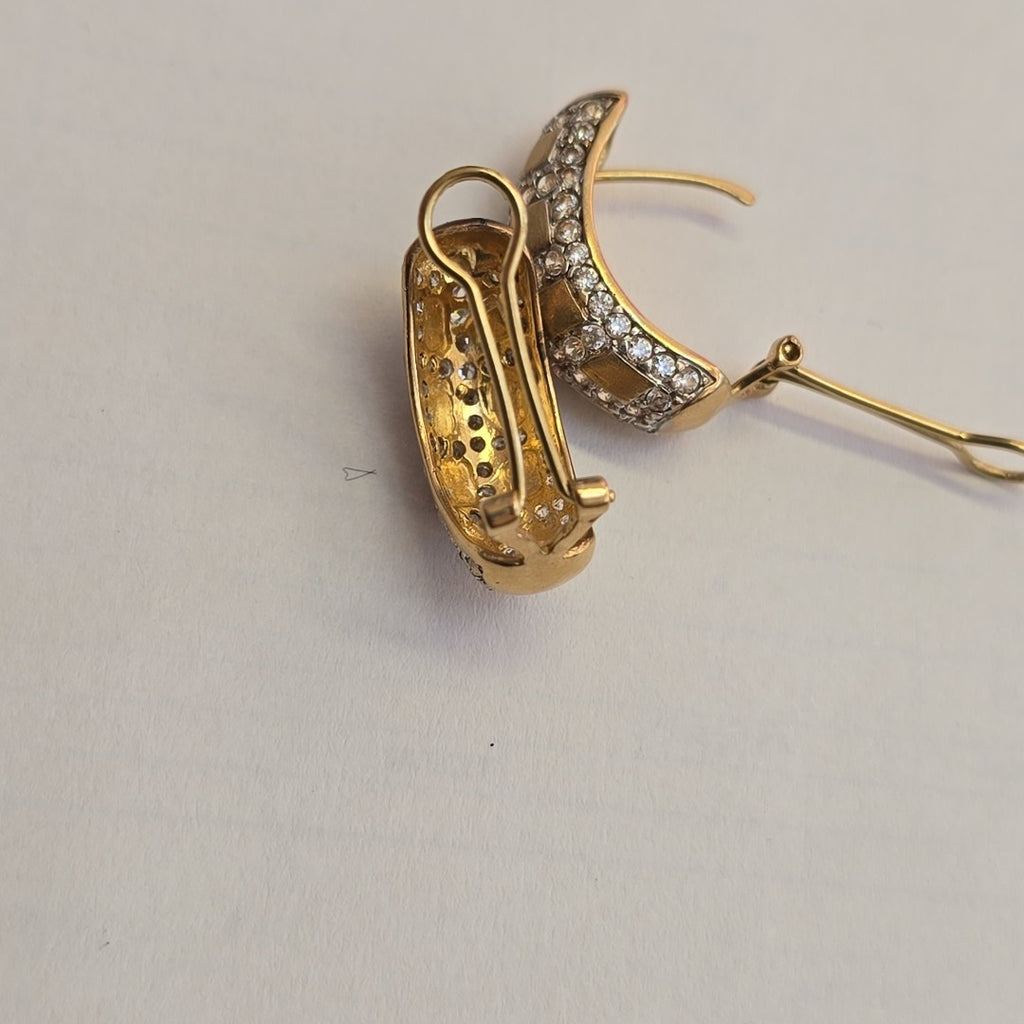 ARETES PAR ORO 10 K 6,40 GRMS (SEMINUEVO)