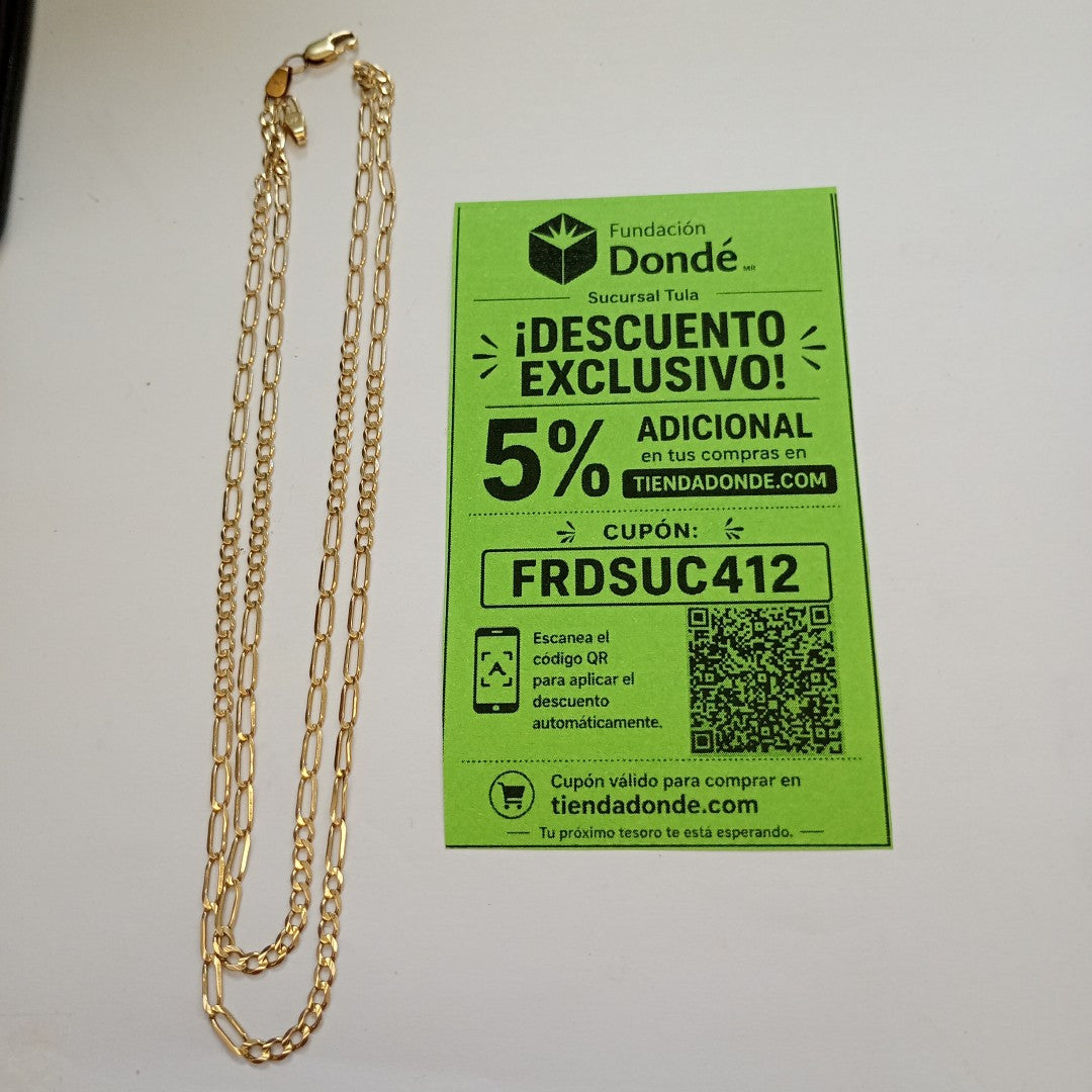 CADENA ORO 14 K 4,50 GRMS (SEMINUEVO)