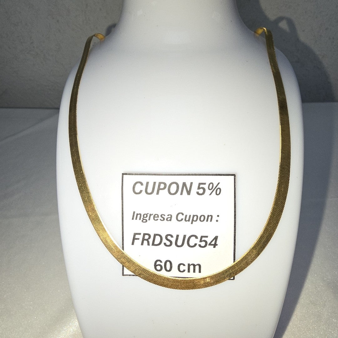 GARGANTILLA ORO 14 K 11.5 GRMS (SEMINUEVO)