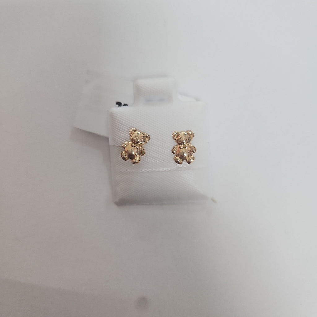 BROQUELES BROQUEL FIG OSO 14K 0.2592 GR (NUEVO)