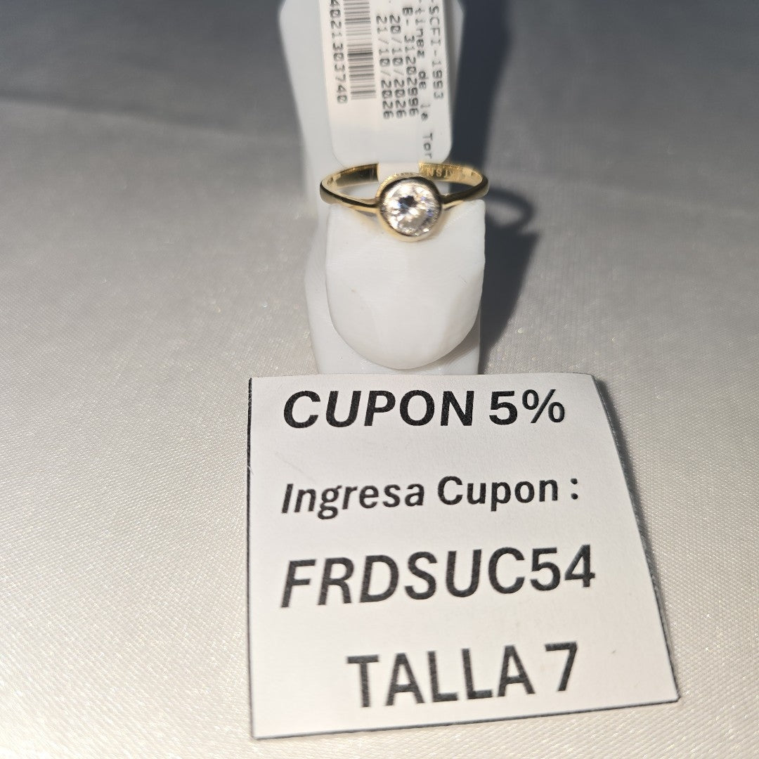 ANILLITO ORO 14 K 1.5 GRMS (SEMINUEVO)