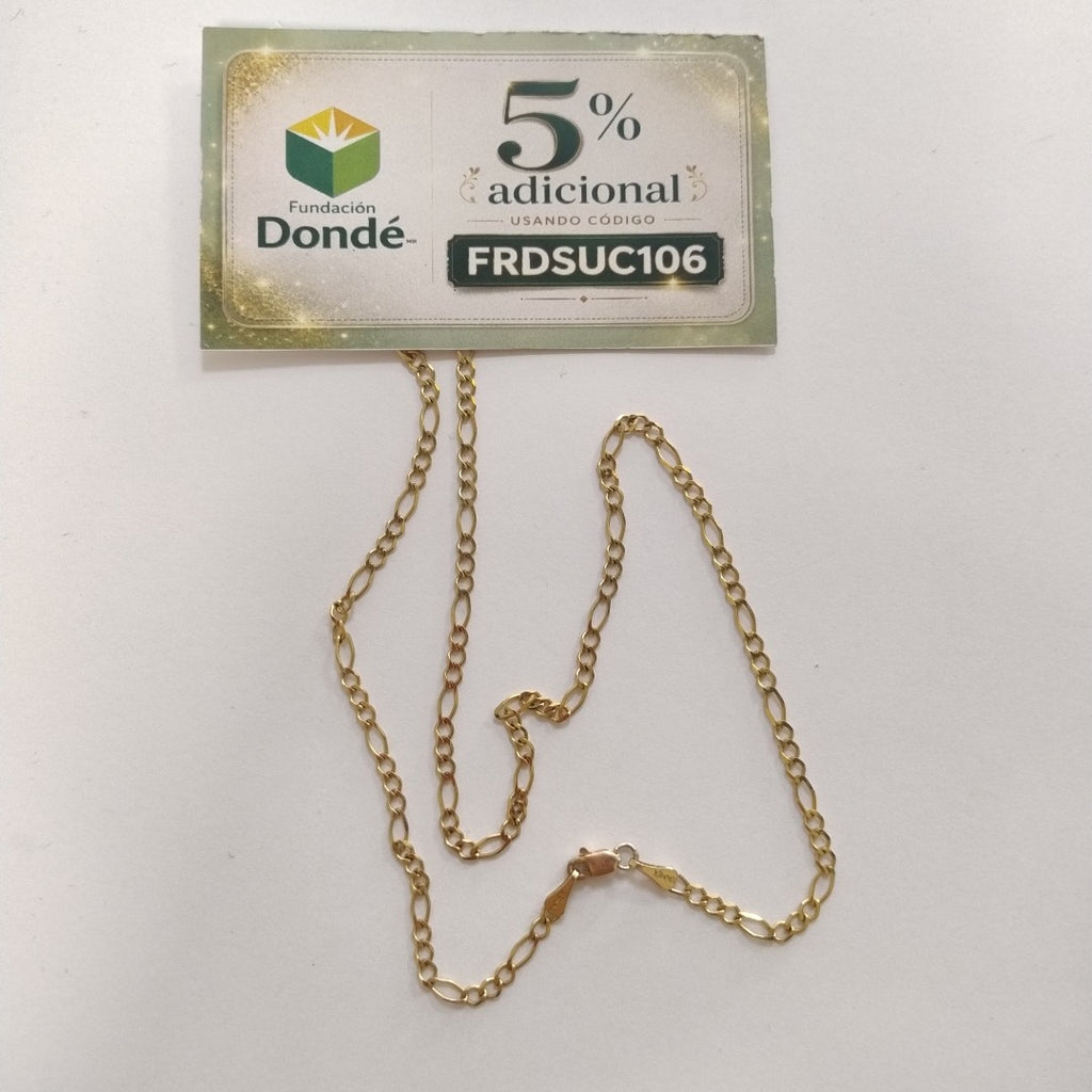 CADENA ORO 10 K 4.7 GRMS (SEMINUEVO)