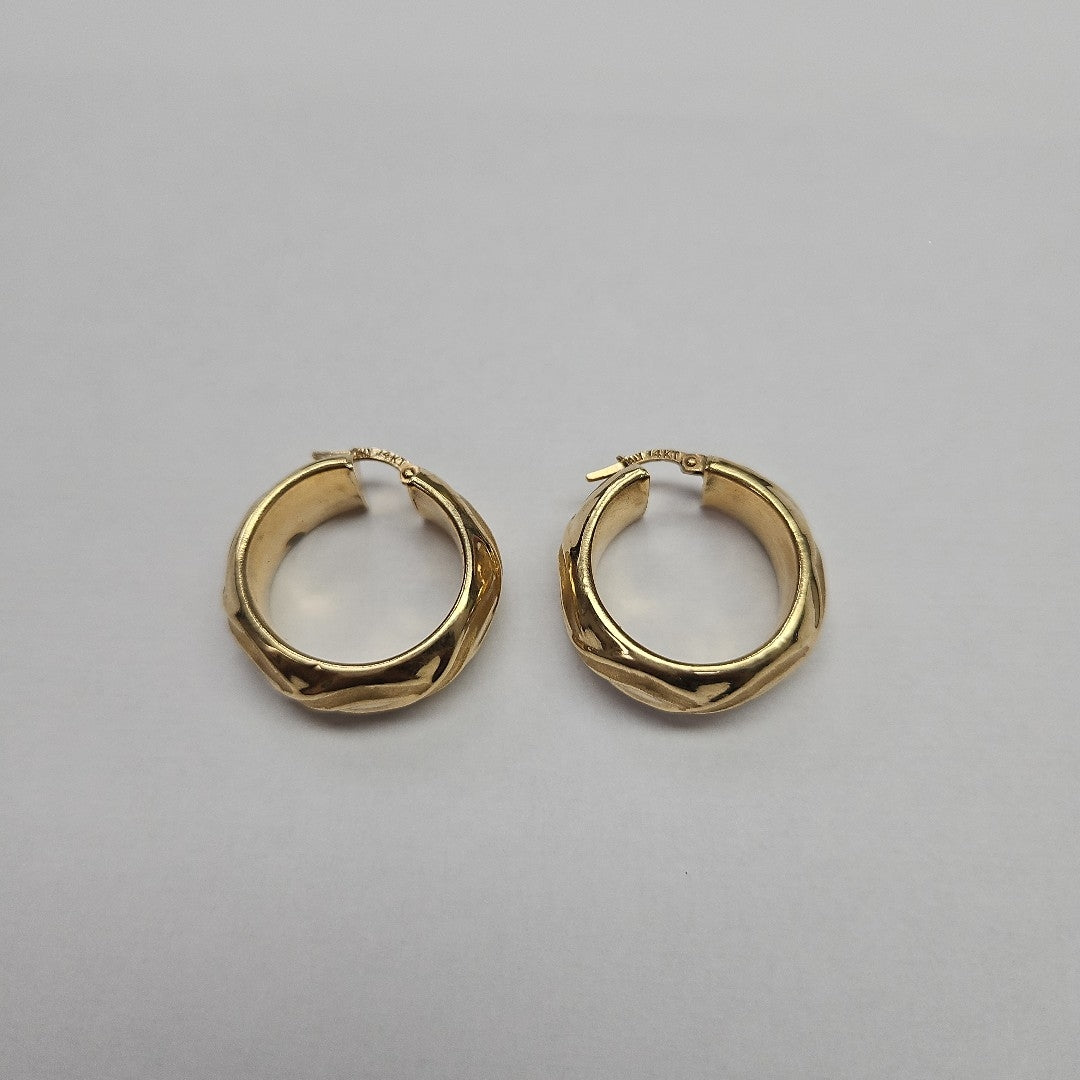 ARRACADAS PAR ORO 14 K 4,70 GRMS (SEMINUEVO)