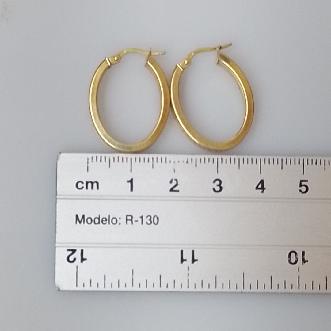 ARRACADAS PAR ORO 14 K 2.6 GRMS (SEMINUEVO)