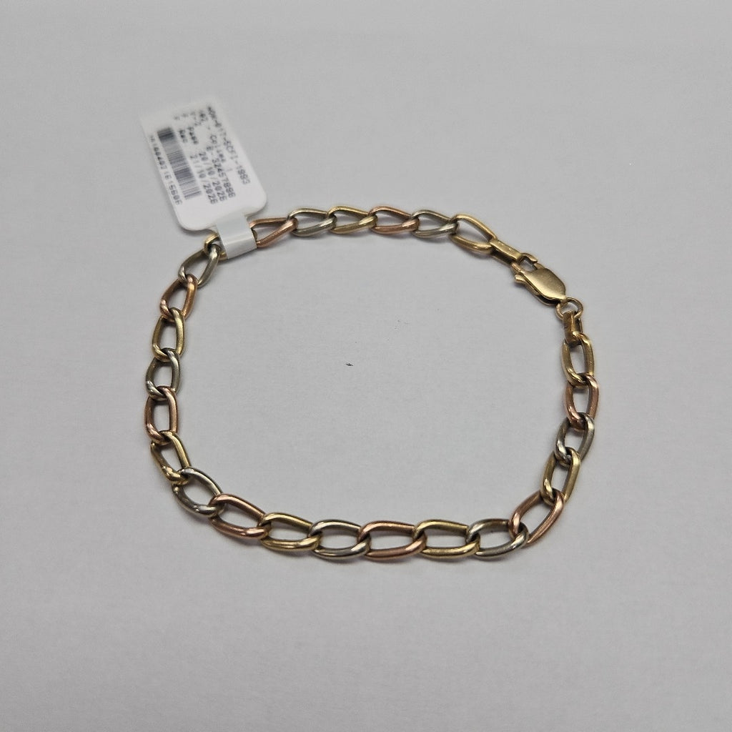 PULSERA ORO COMBINADO 14 K 7 GRMS (SEMINUEVO)