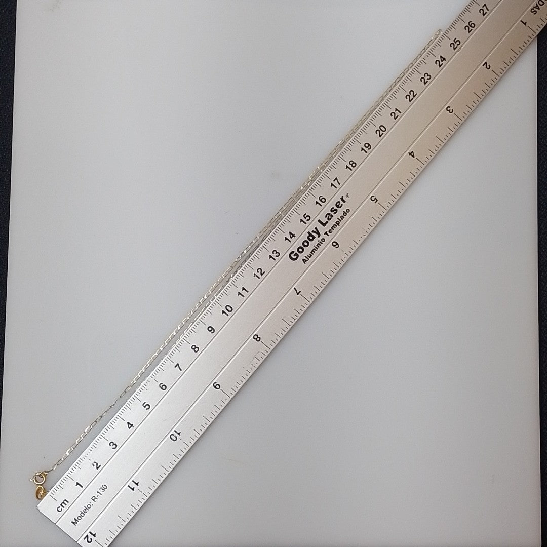 CADENA ORO, RODIADO 14 K 1.4 GRMS (SEMINUEVO)