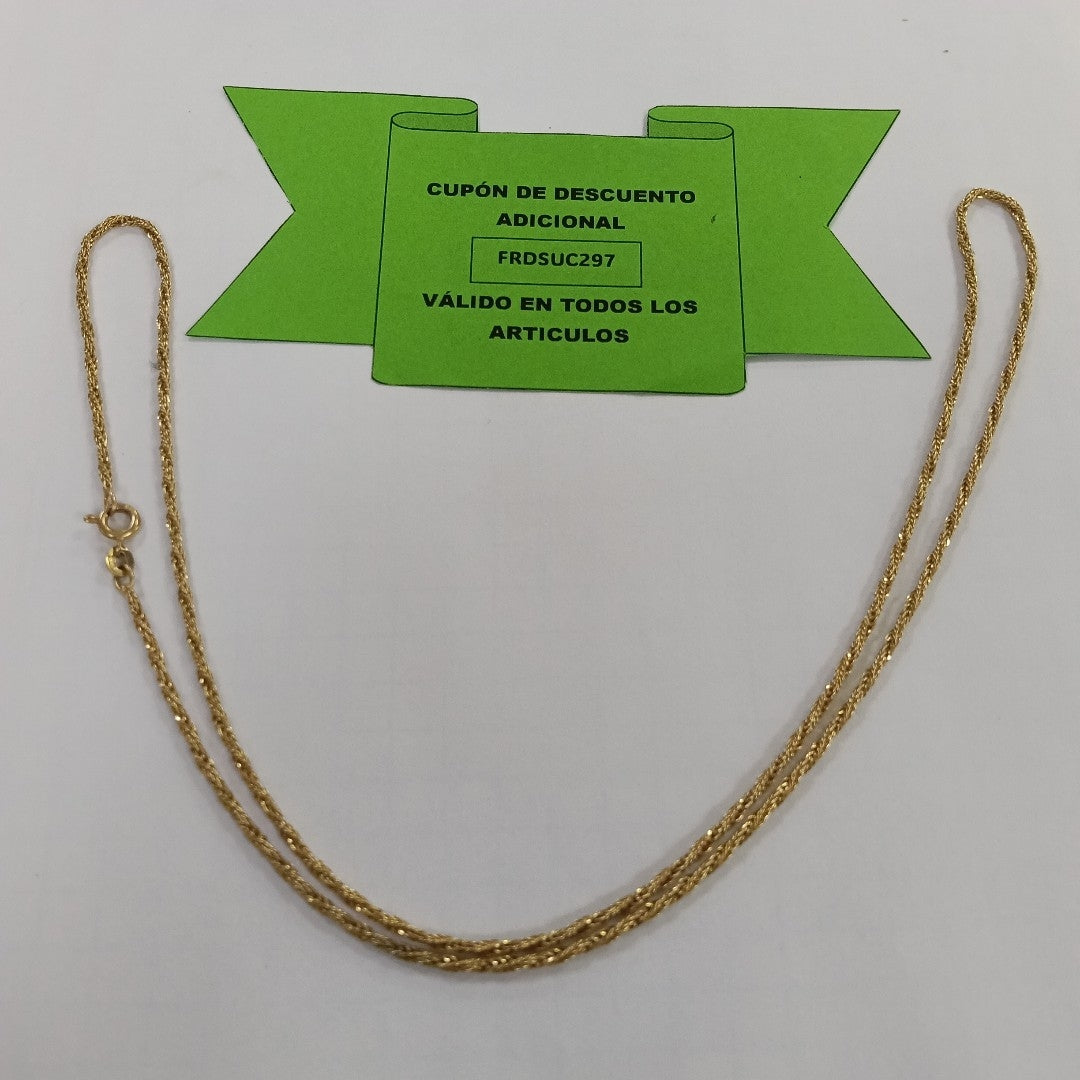 CADENA ORO 14 K 7.1 GRMS (SEMINUEVO)