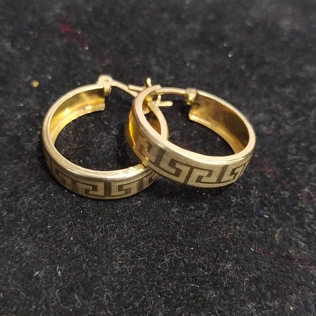 ARRACADAS PAR ORO 14 K 2 GRMS (SEMINUEVO)
