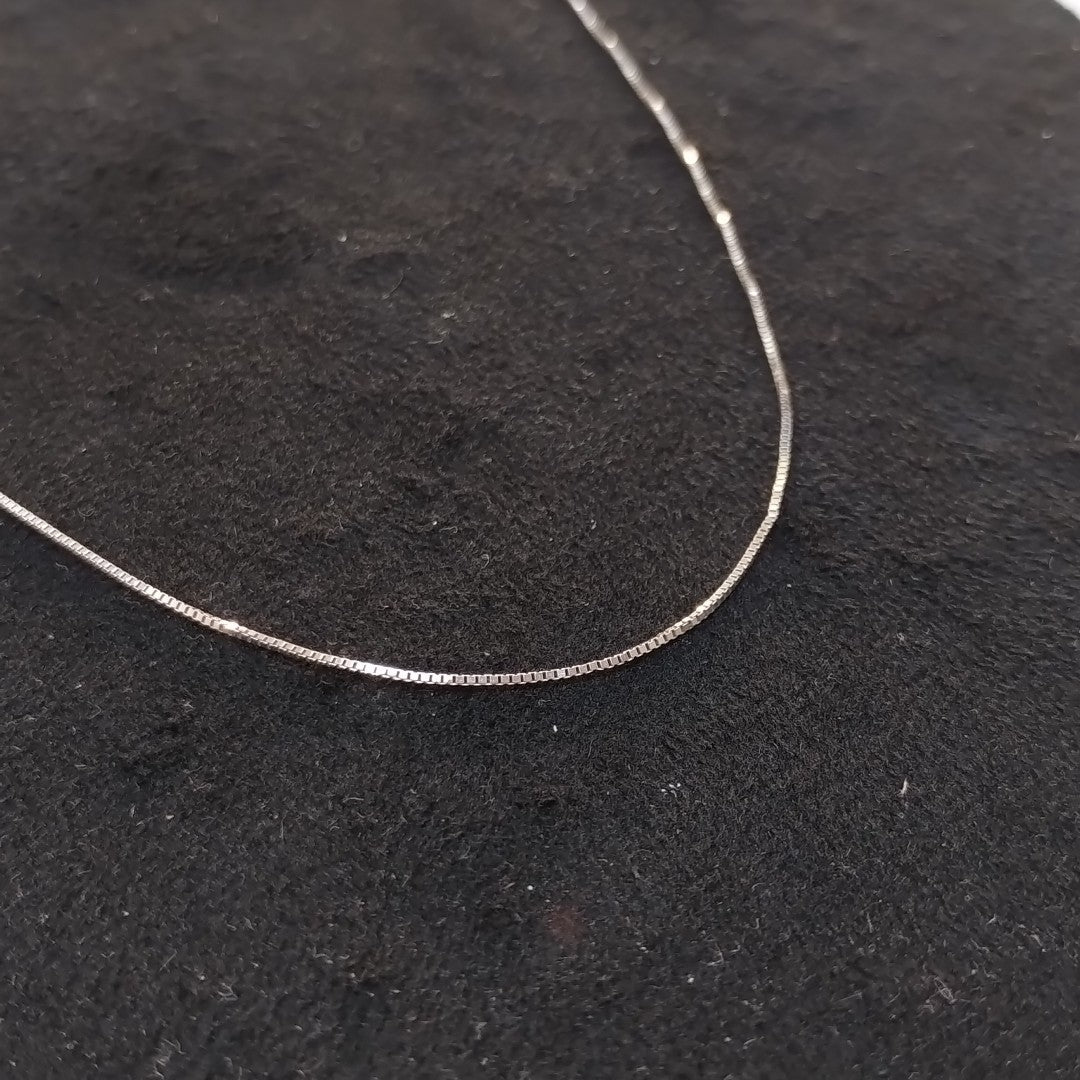 CADENA ORO BLANCO 14 K 1,70 GRMS (SEMINUEVO)