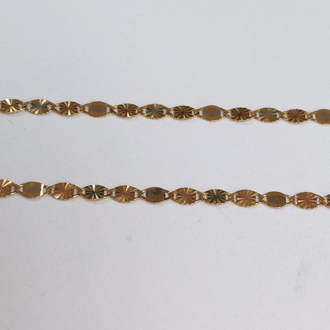 CADENA ORO 14 K 2.5 GRMS (SEMINUEVO)