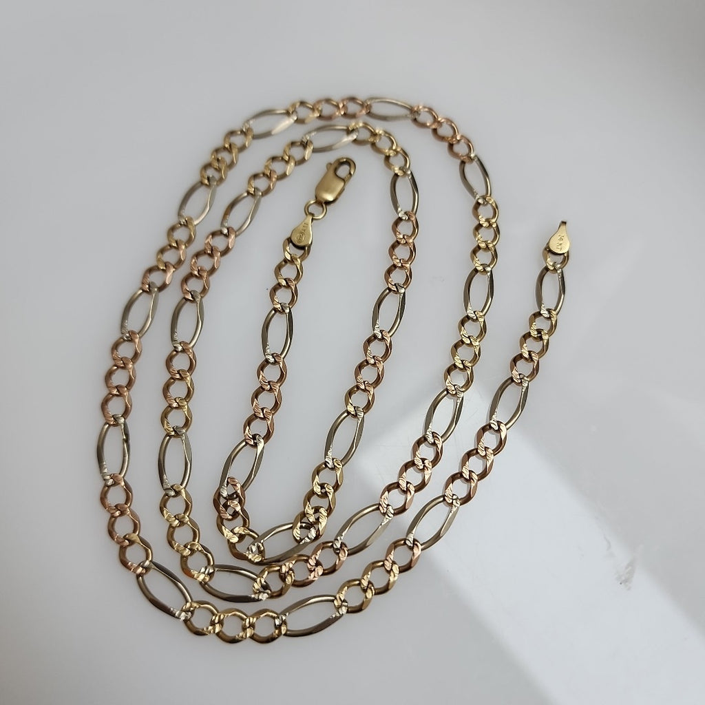 CADENA ORO COMBINADO 14 K 17,80 GRMS (SEMINUEVO)