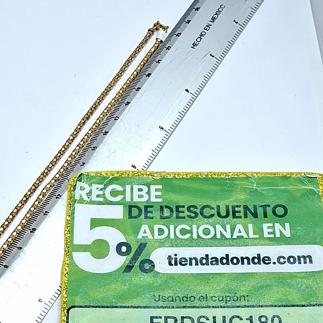 GARGANTILLA ORO 18 K 15.5 GRMS (SEMINUEVO)