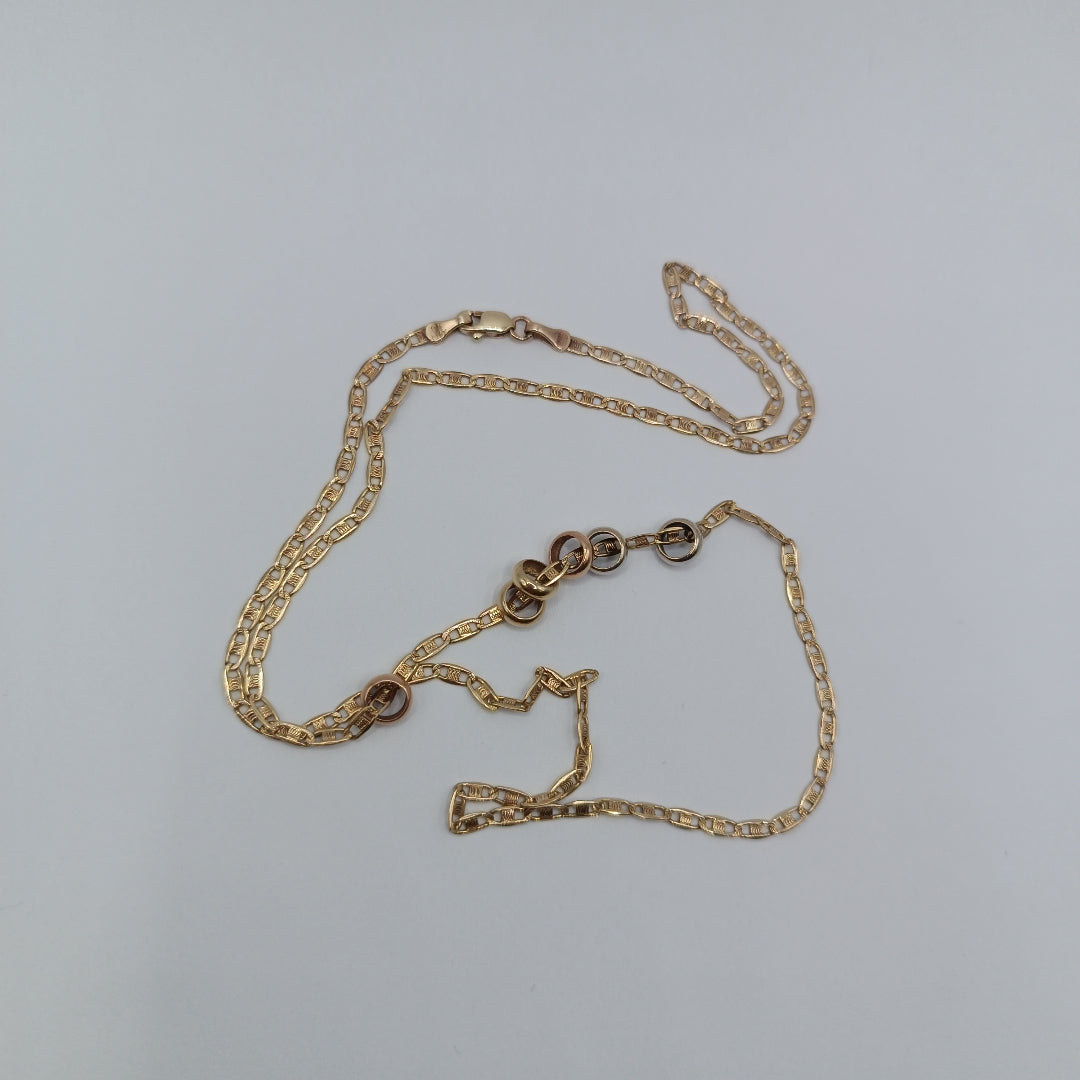 CADENA ORO 10 K 4.9 GRMS (SEMINUEVO)