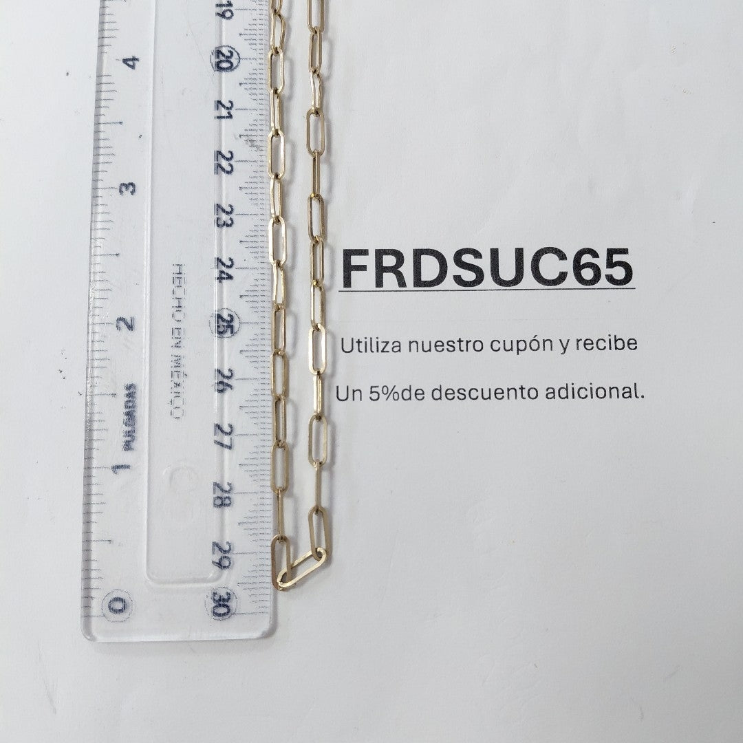 CADENA ORO 10 K 3.8 GRMS (SEMINUEVO)