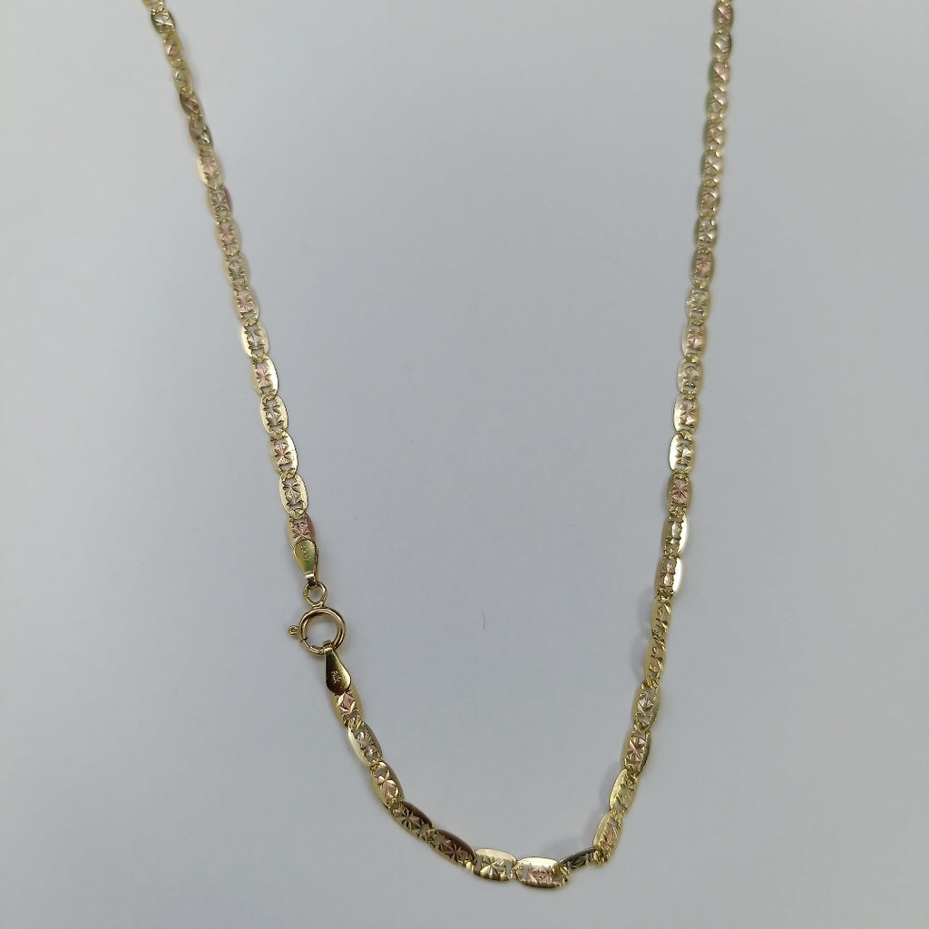 CADENA ORO COMBINADO 14 K 5.7 GRMS (SEMINUEVO)