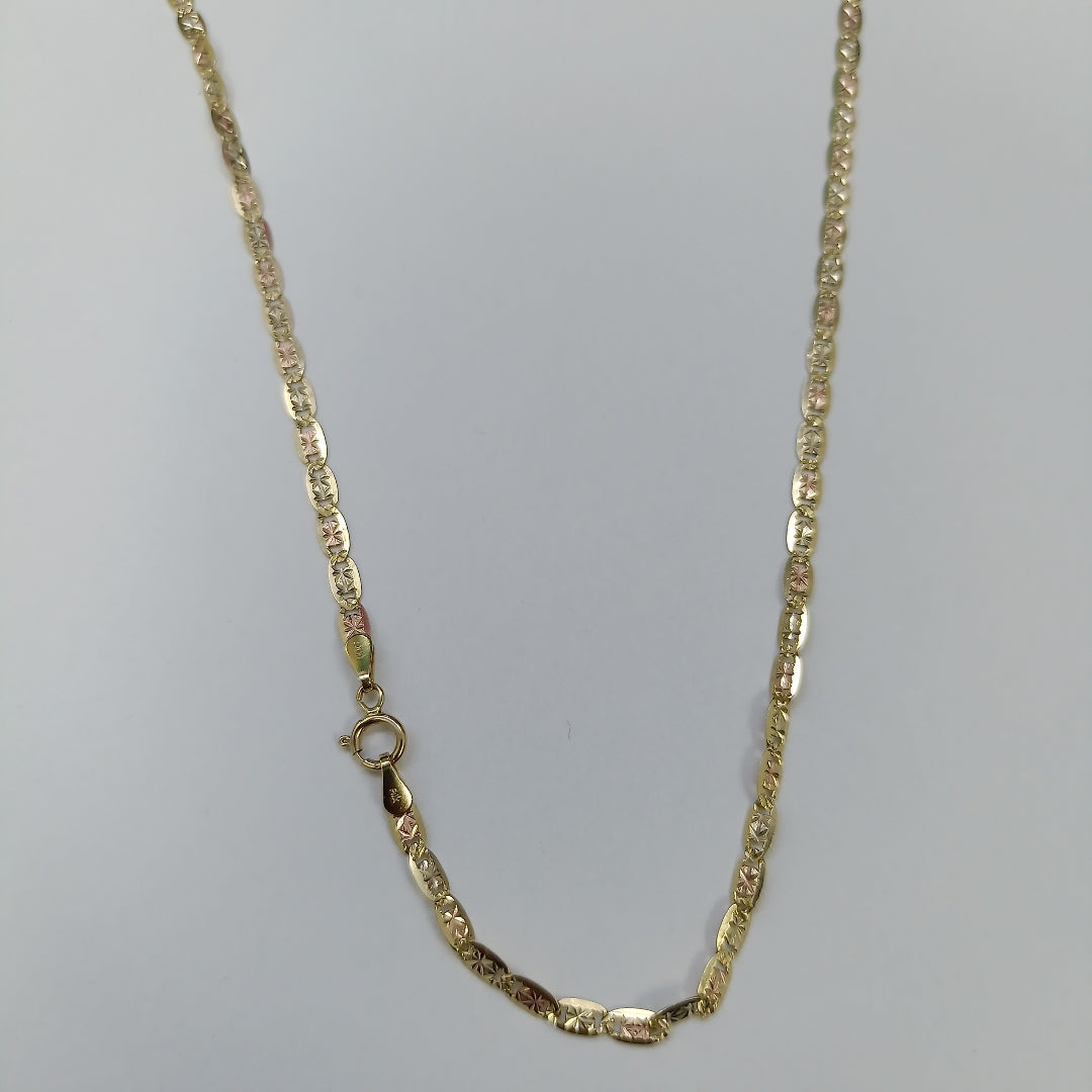 CADENA ORO COMBINADO 14 K 5.7 GRMS (SEMINUEVO)