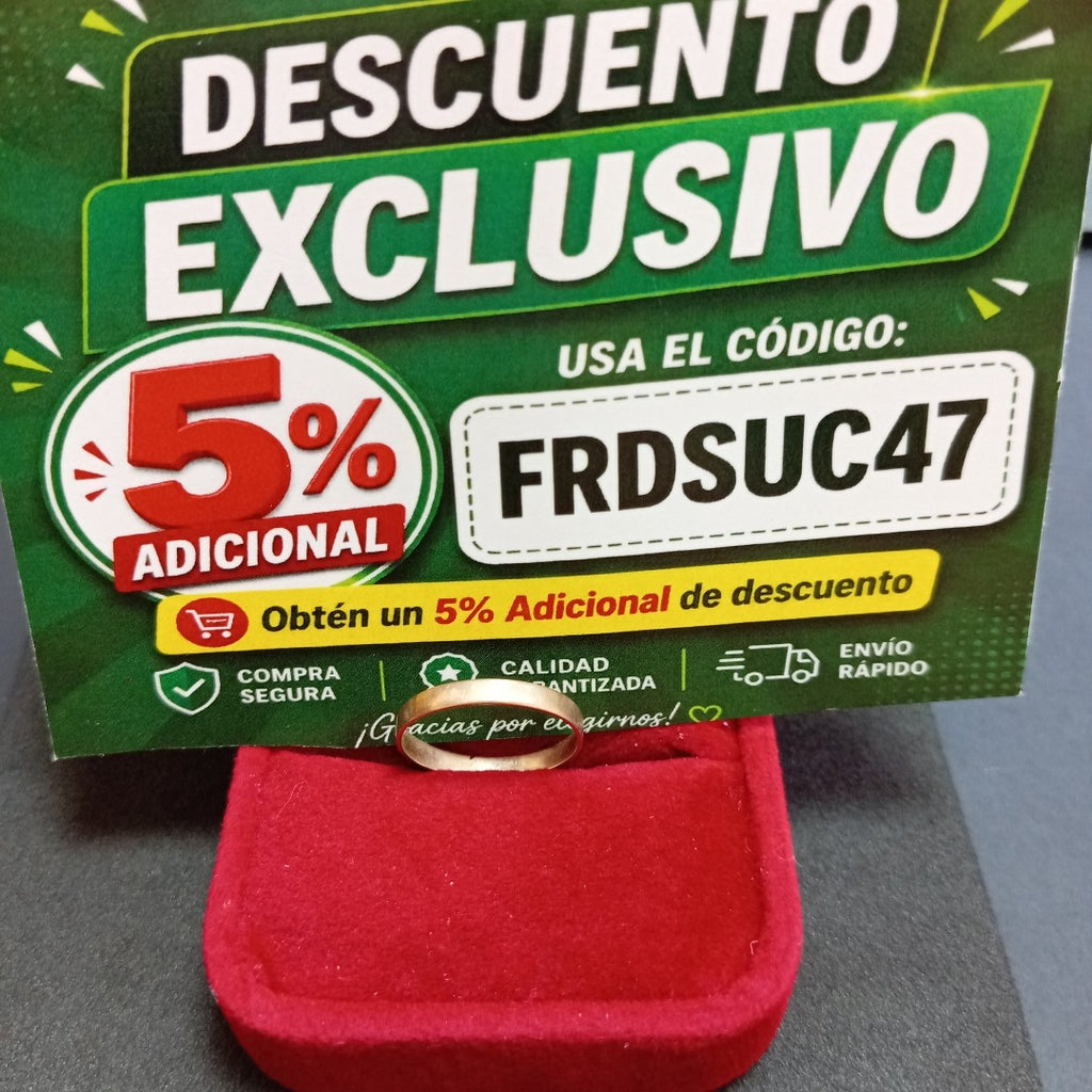 ARGOLLA ORO 8 K 0,50 GRMS (SEMINUEVO)