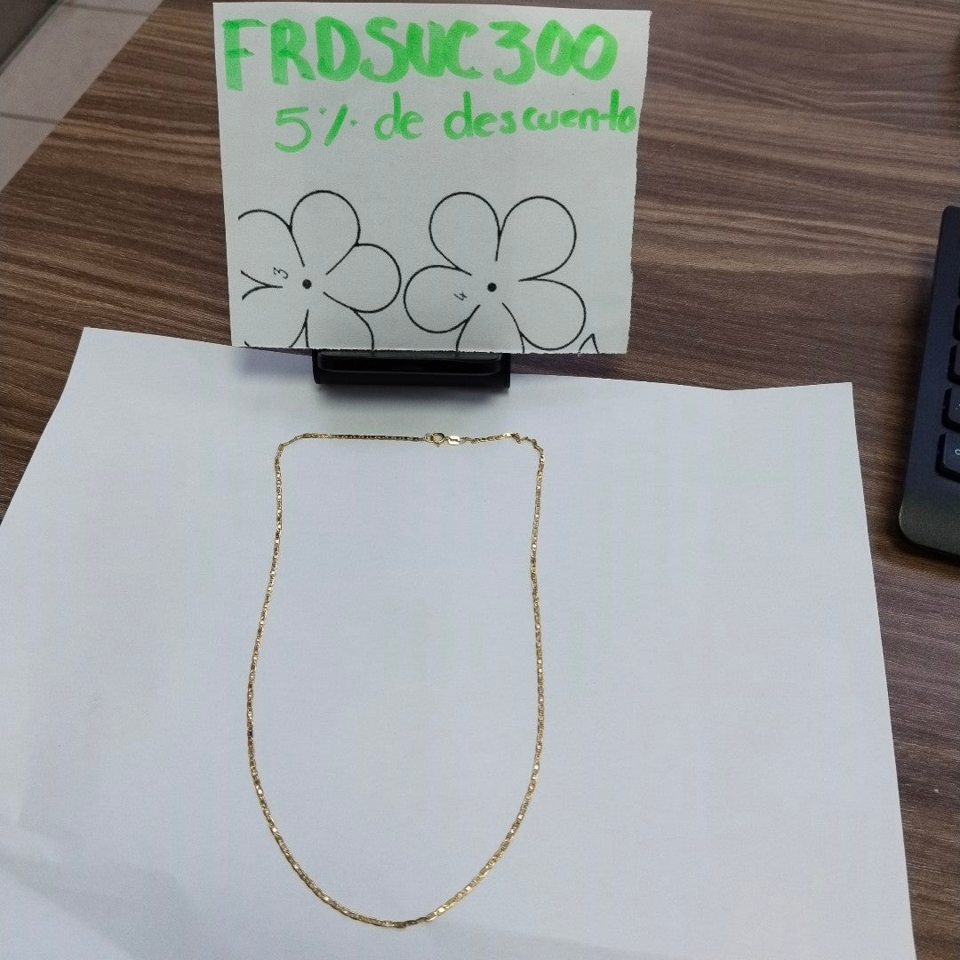 CADENA ORO 14 K 1.2 GRMS (SEMINUEVO)