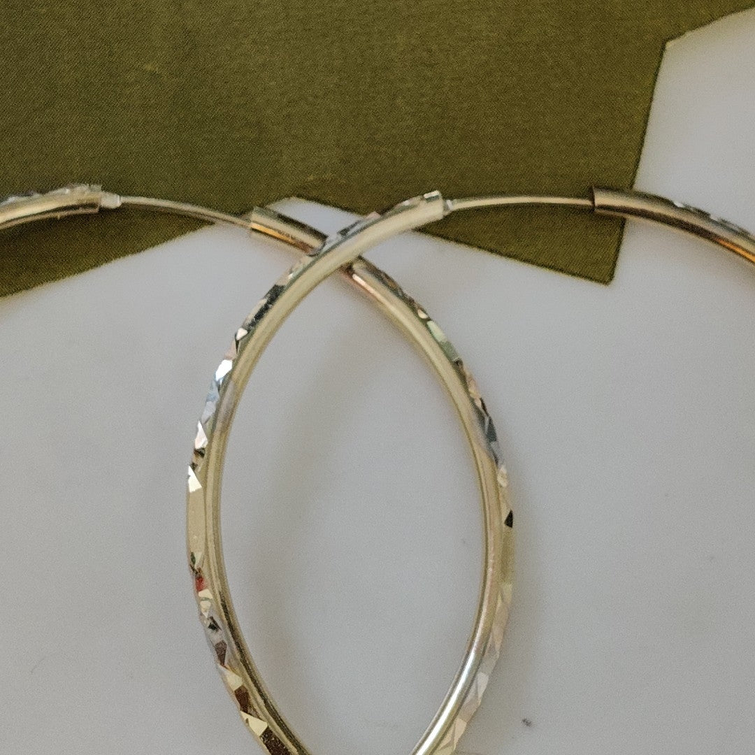 ARRACADAS PAR ORO COMBINADO 10 K 5,80 GRMS (SEMINUEVO)