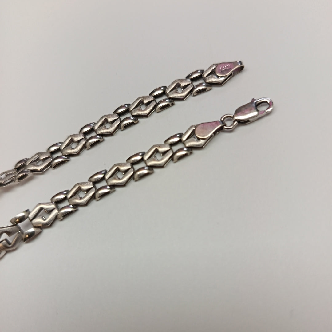 PULSERA ORO BLANCO 14 K 6,00 GRMS (SEMINUEVO)