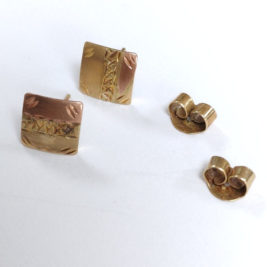 ARETES PAR ORO 10 K 1,00 GRMS (SEMINUEVO)