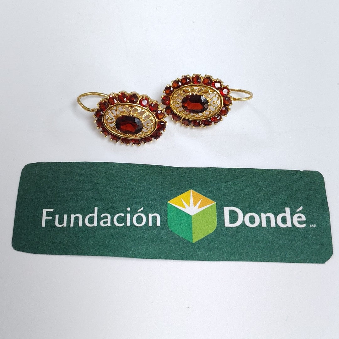 ARETES PAR ORO 18 K 7.3 GRMS (SEMINUEVO)