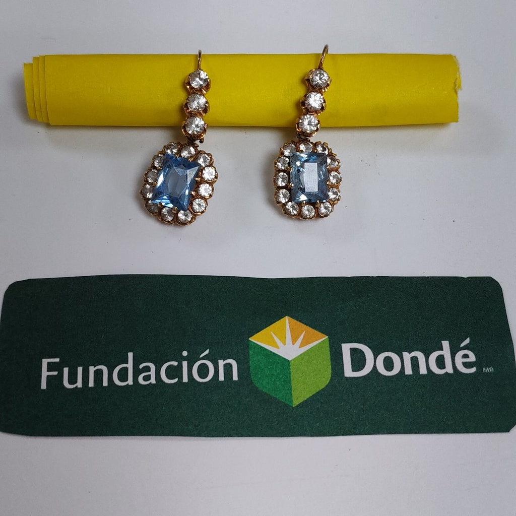 ARETES PAR ORO 14 K 5,10 GRMS (SEMINUEVO)