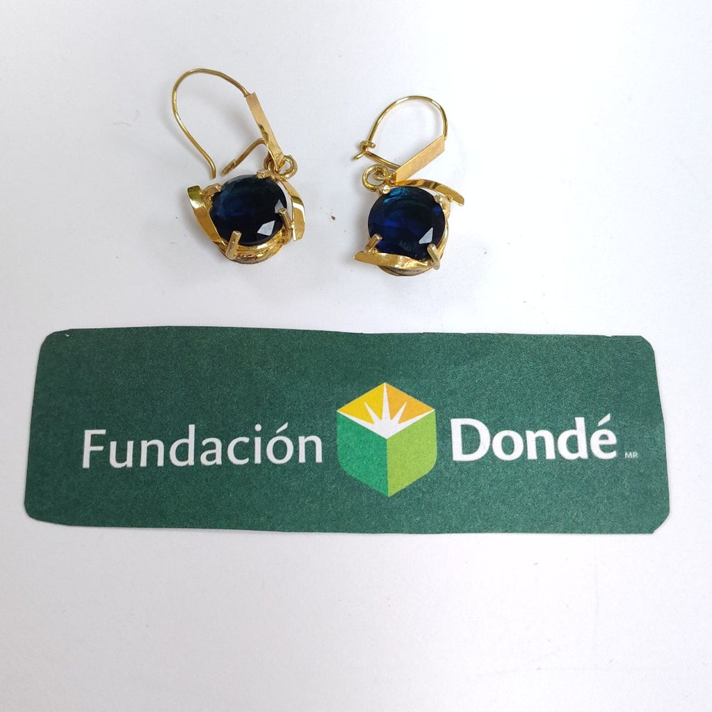 ARETES PAR ORO 14 K 4 GRMS (SEMINUEVO)