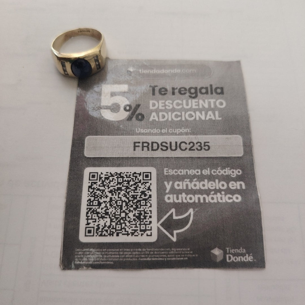 ANILLO ORO 10 K 7 GRMS (SEMINUEVO)