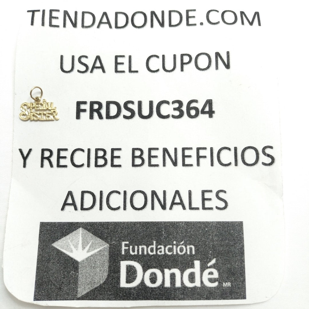 DIJE ORO 14 K 0.6 GRMS (SEMINUEVO)