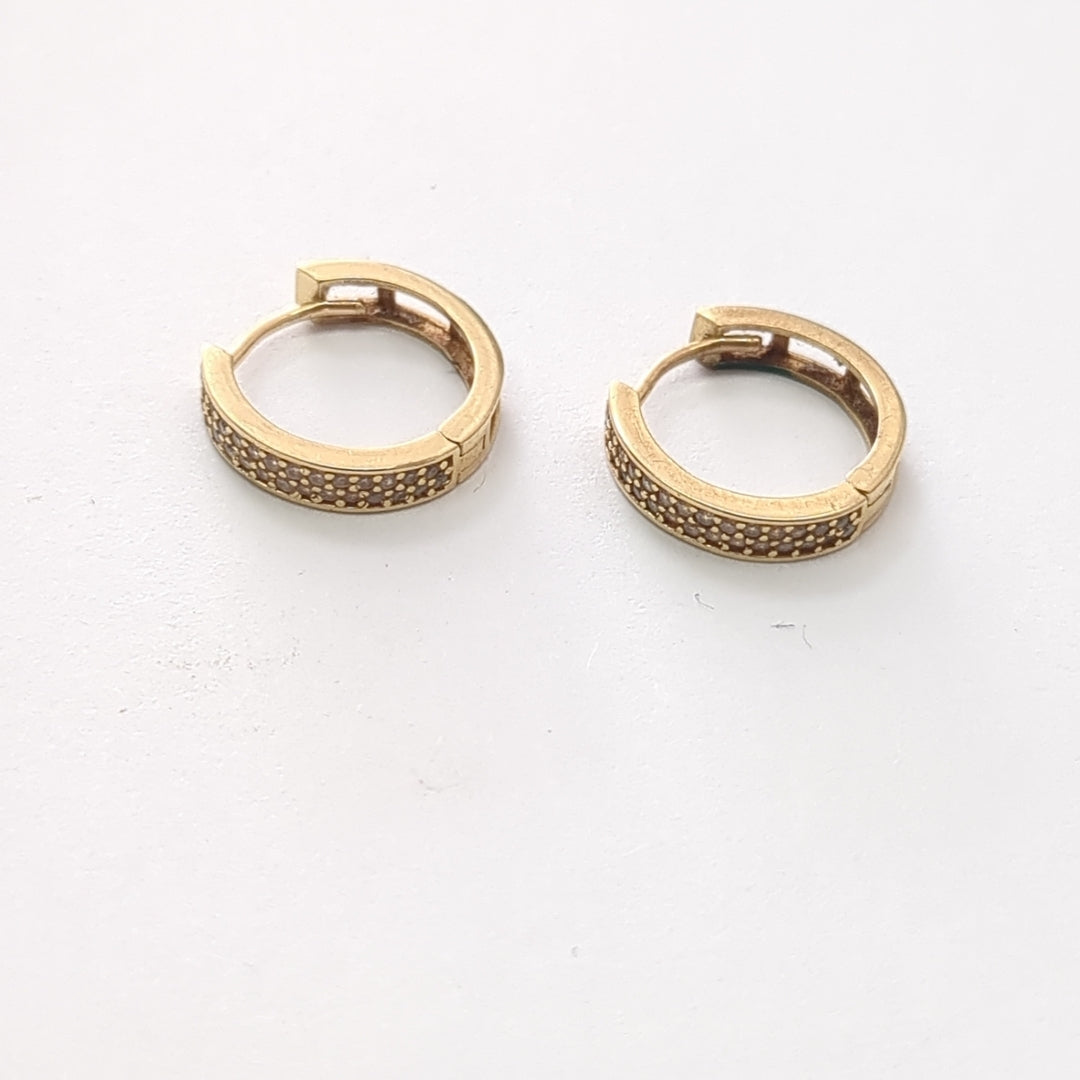 ARRACADAS PAR ORO 14 K 2.2 GRMS (SEMINUEVO)