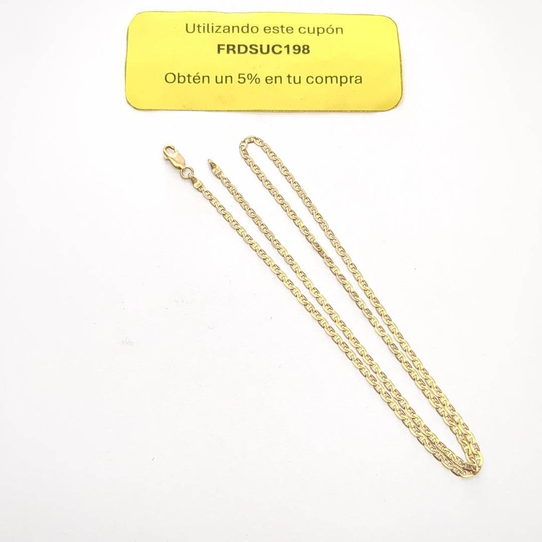 CADENA ORO 14 K 4.4 GRMS (SEMINUEVO)