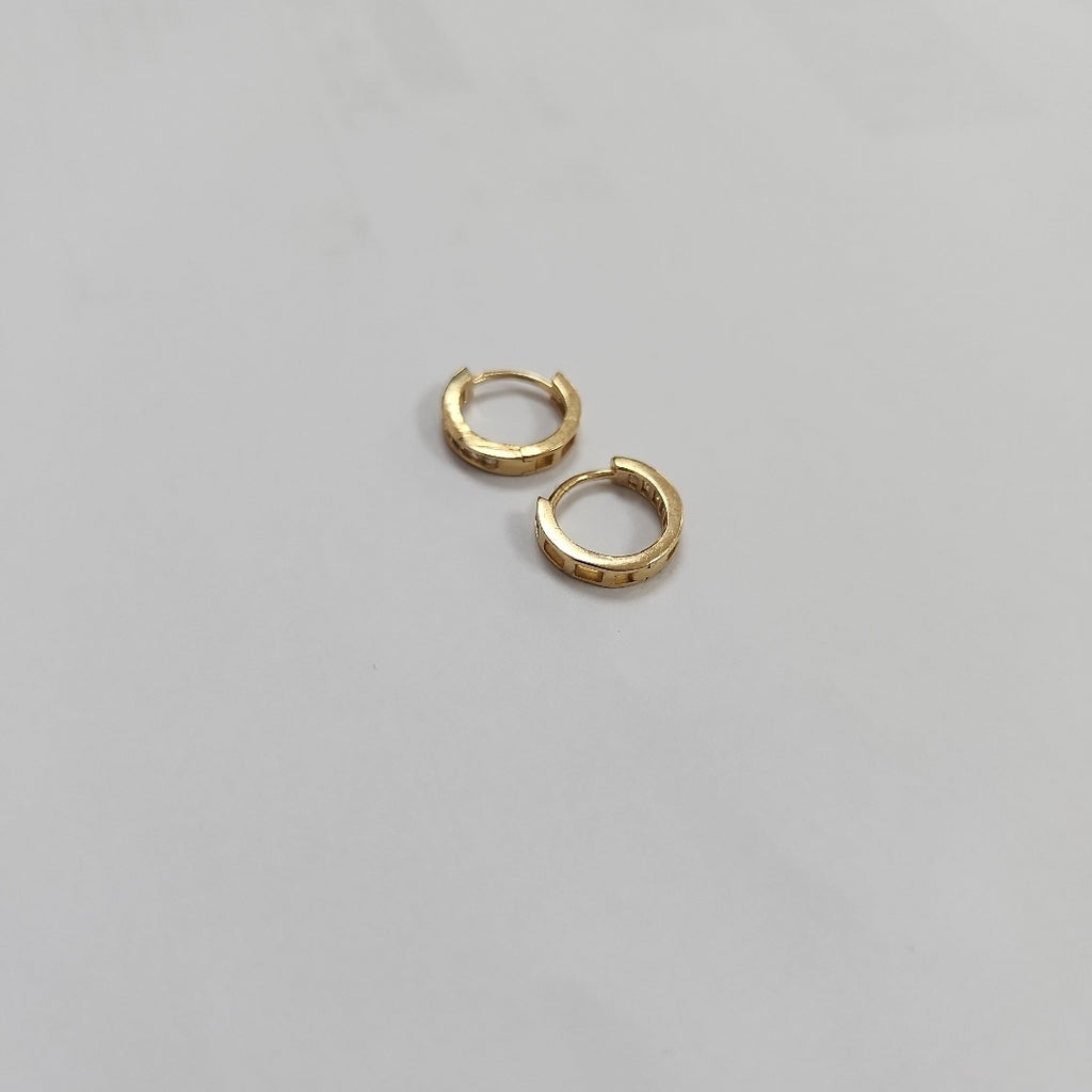 ARRACADAS PAR ORO 14 K 1.7 GRMS (SEMINUEVO)