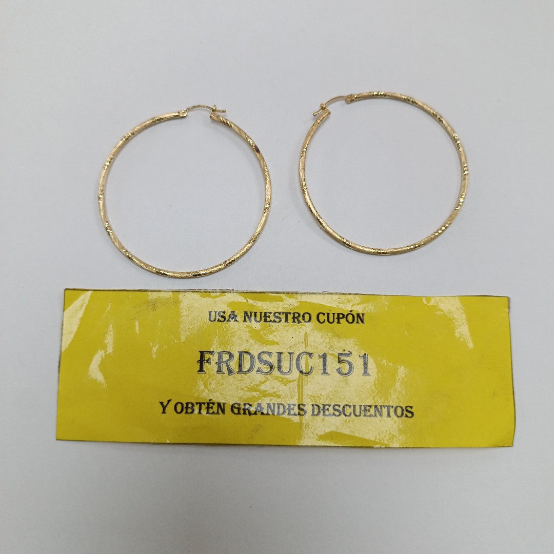 ARRACADAS PAR ORO 14 K 5,00 GRMS (SEMINUEVO)