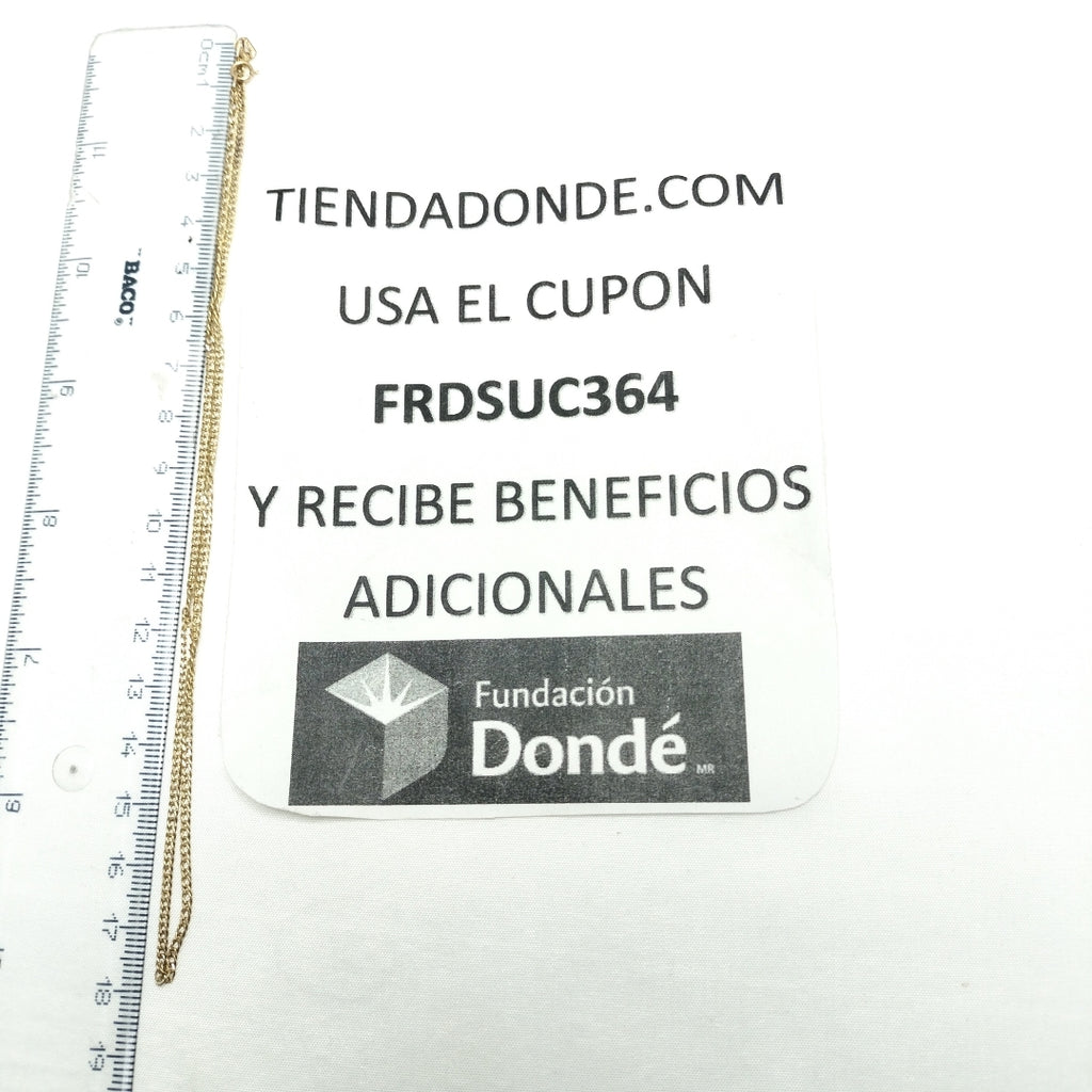 CADENA ORO 14 K 2,30 GRMS (SEMINUEVO)