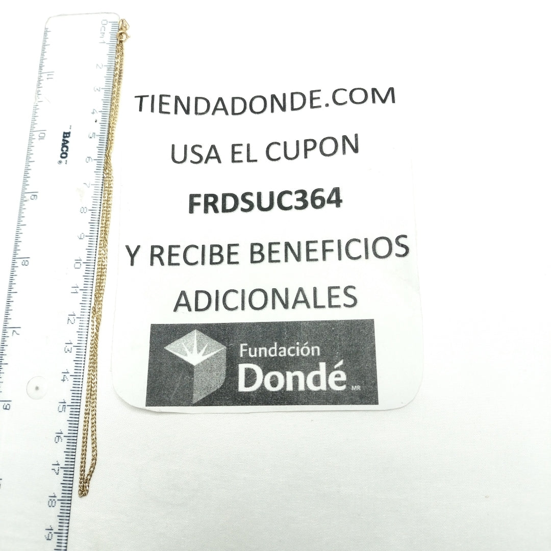 CADENA ORO 14 K 2,30 GRMS (SEMINUEVO)