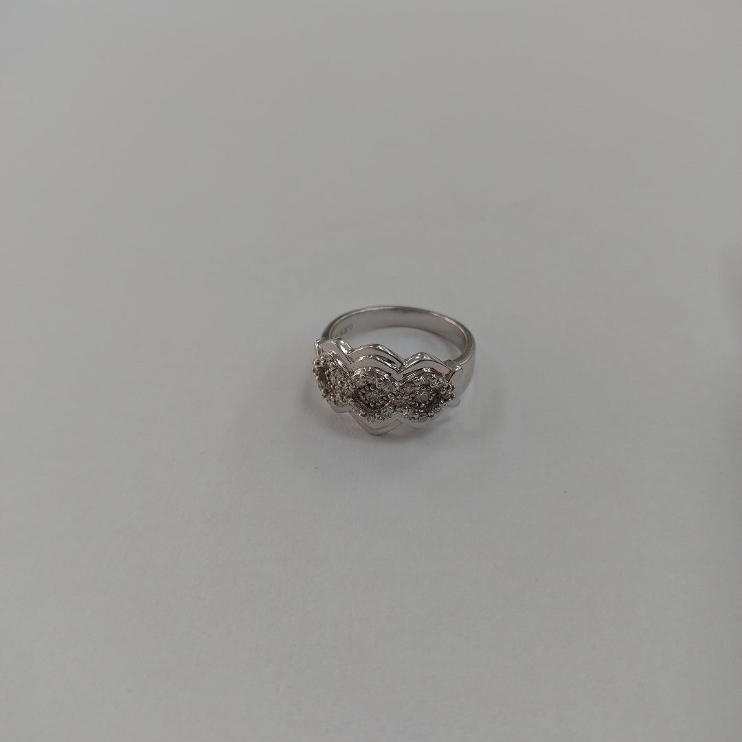 ANILLITO ORO BLANCO 10 K 7,20 GRMS (SEMINUEVO)