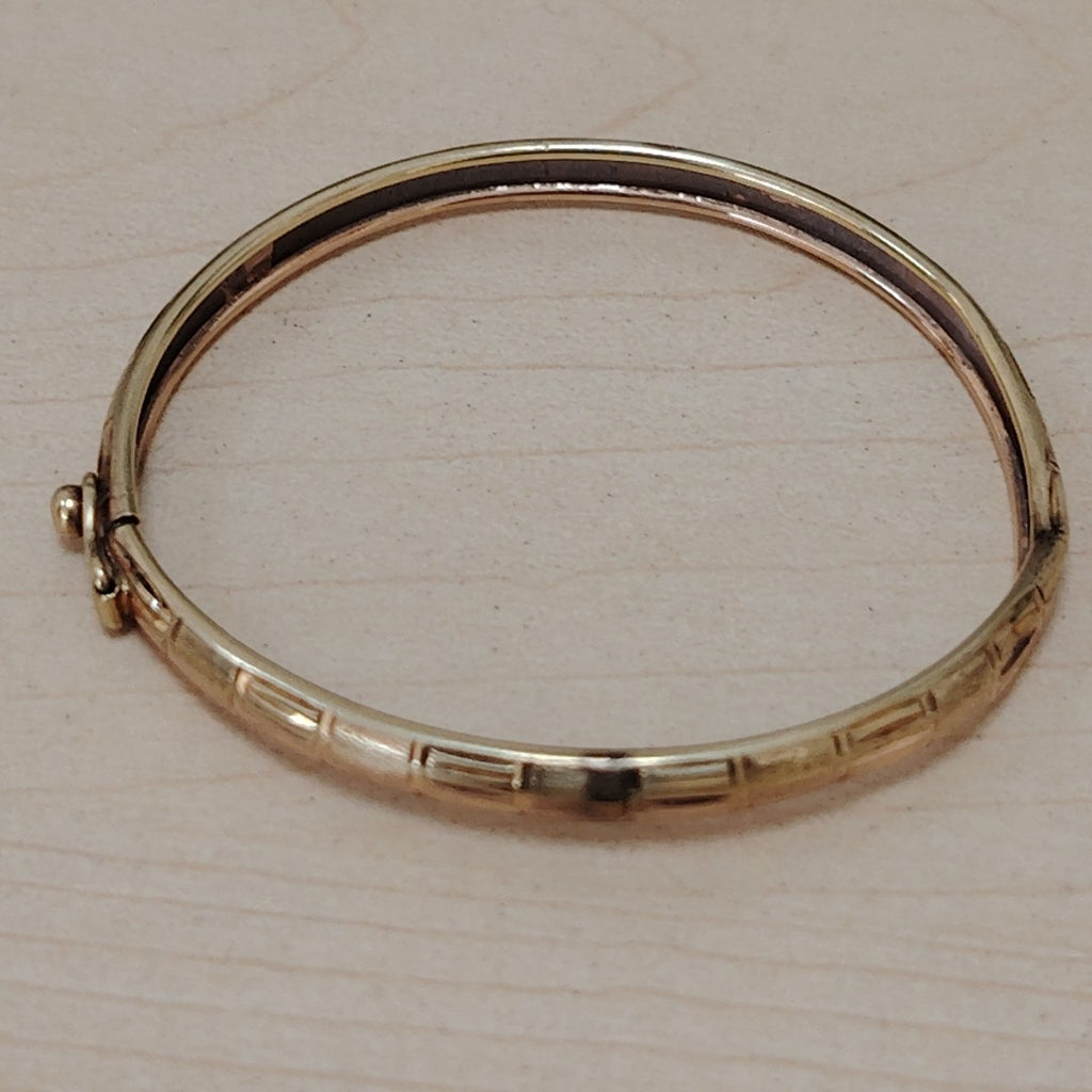 PULSERA RIGIDA ORO 14 K 4.3 GRMS (SEMINUEVO)