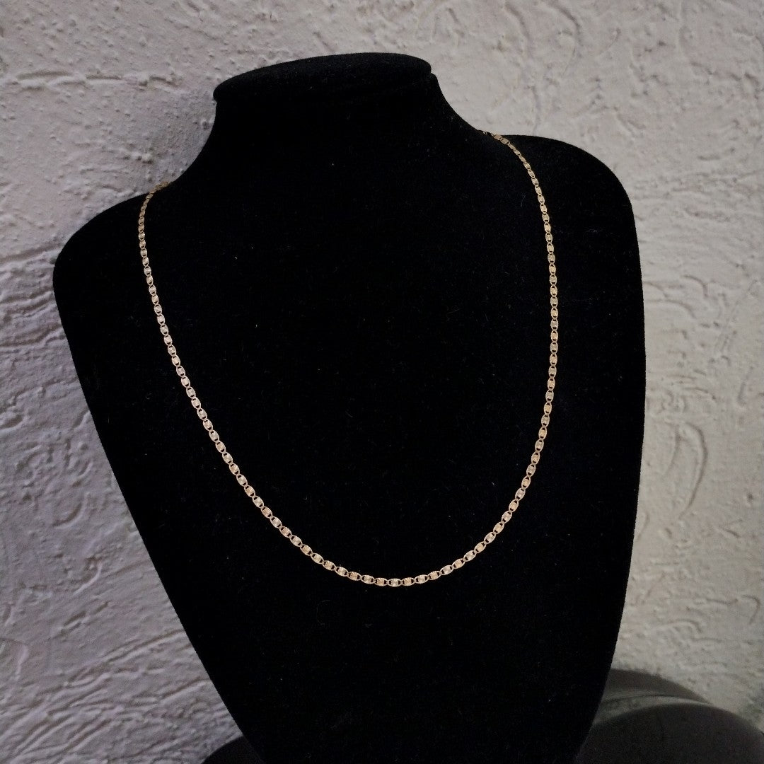 CADENA ORO COMBINADO 10 K 1.3 GRMS (SEMINUEVO)