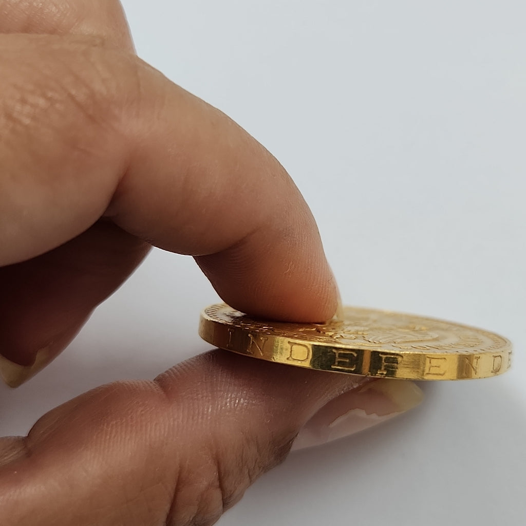 K1 41,60 GRMS 21 K IDENTIFICACIÓN MONEDA NOMINATIVA TEJIDO ESPECIAL MONE (SEMINUEVO)
