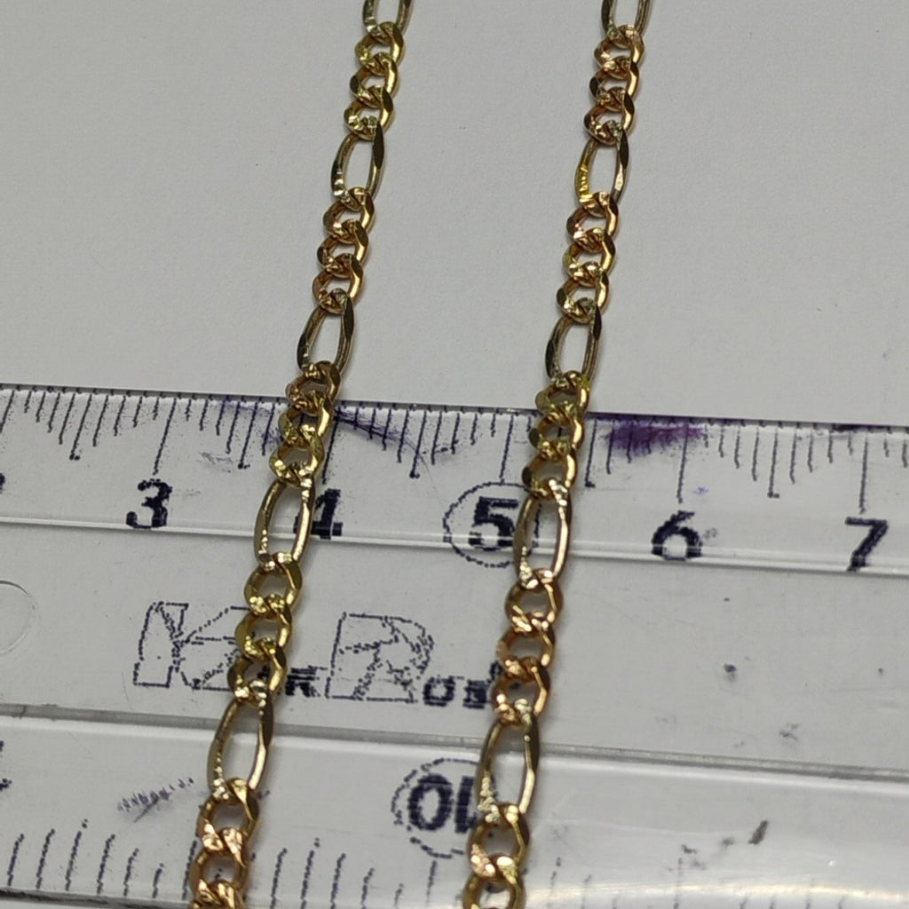 CADENA ORO COMBINADO 14 K 2.8 GRMS (SEMINUEVO)