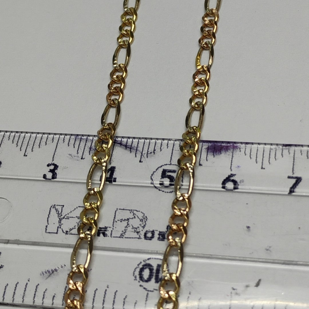 CADENA ORO COMBINADO 14 K 2.8 GRMS (SEMINUEVO)