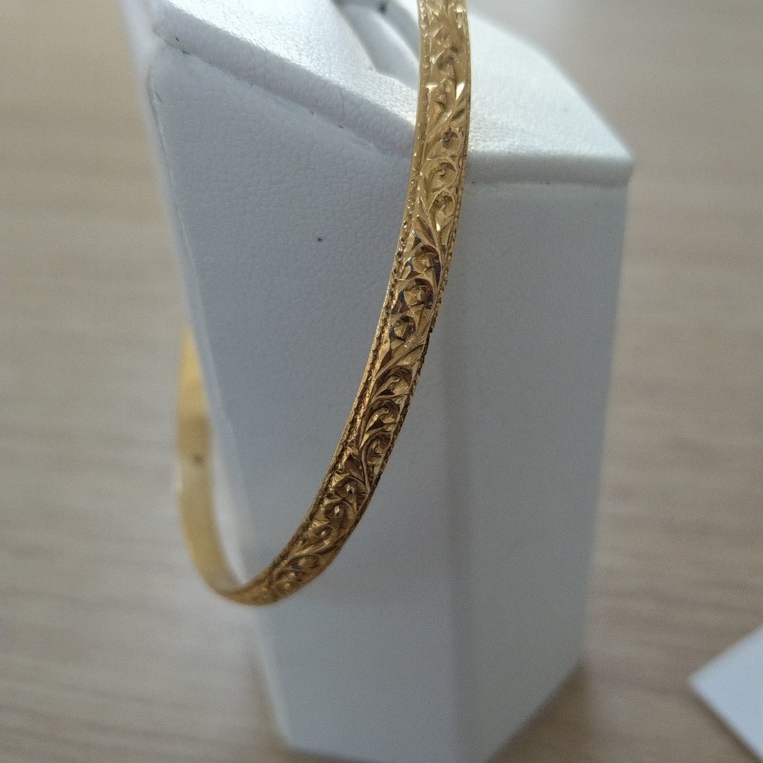 PULSERA RIGIDA ORO 18 K 11,70 GRMS (SEMINUEVO)