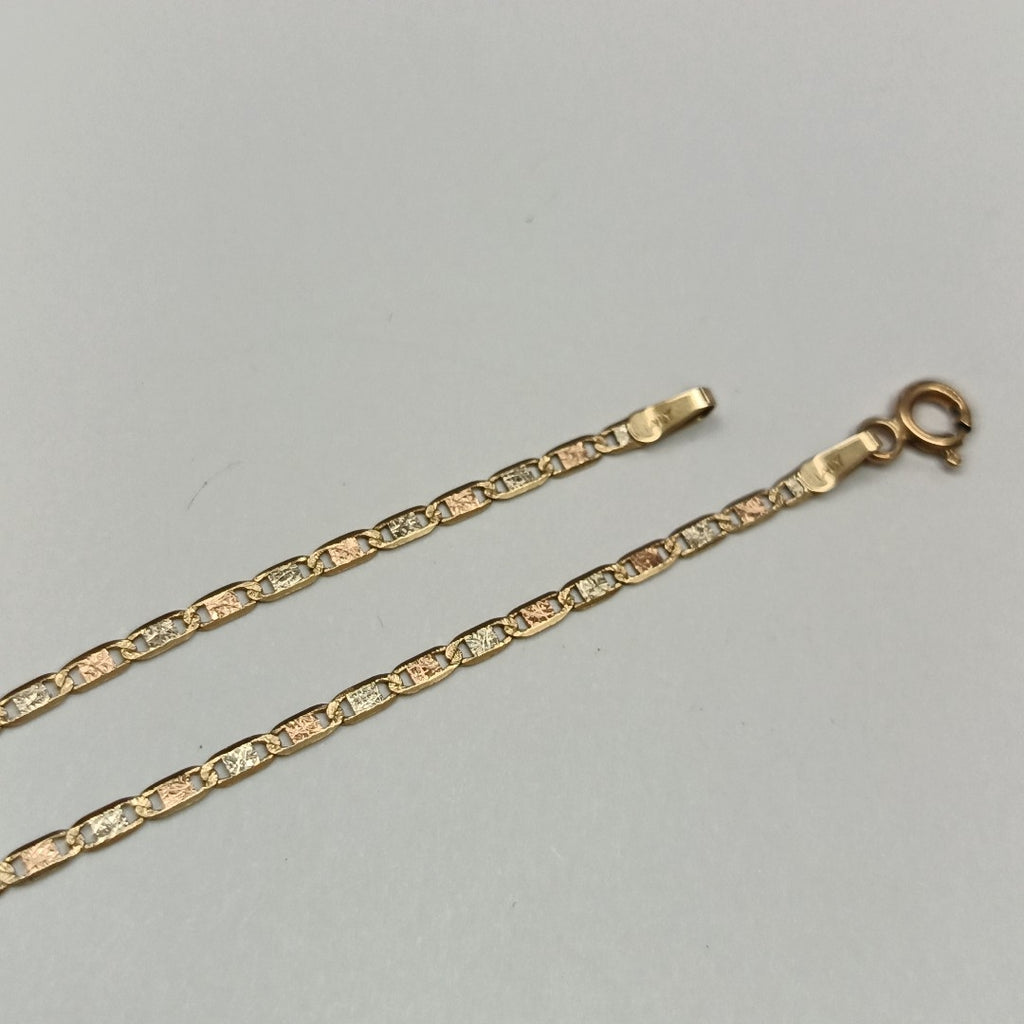 PULSERA ORO COMBINADO 14 K 1,20 GRMS (SEMINUEVO)