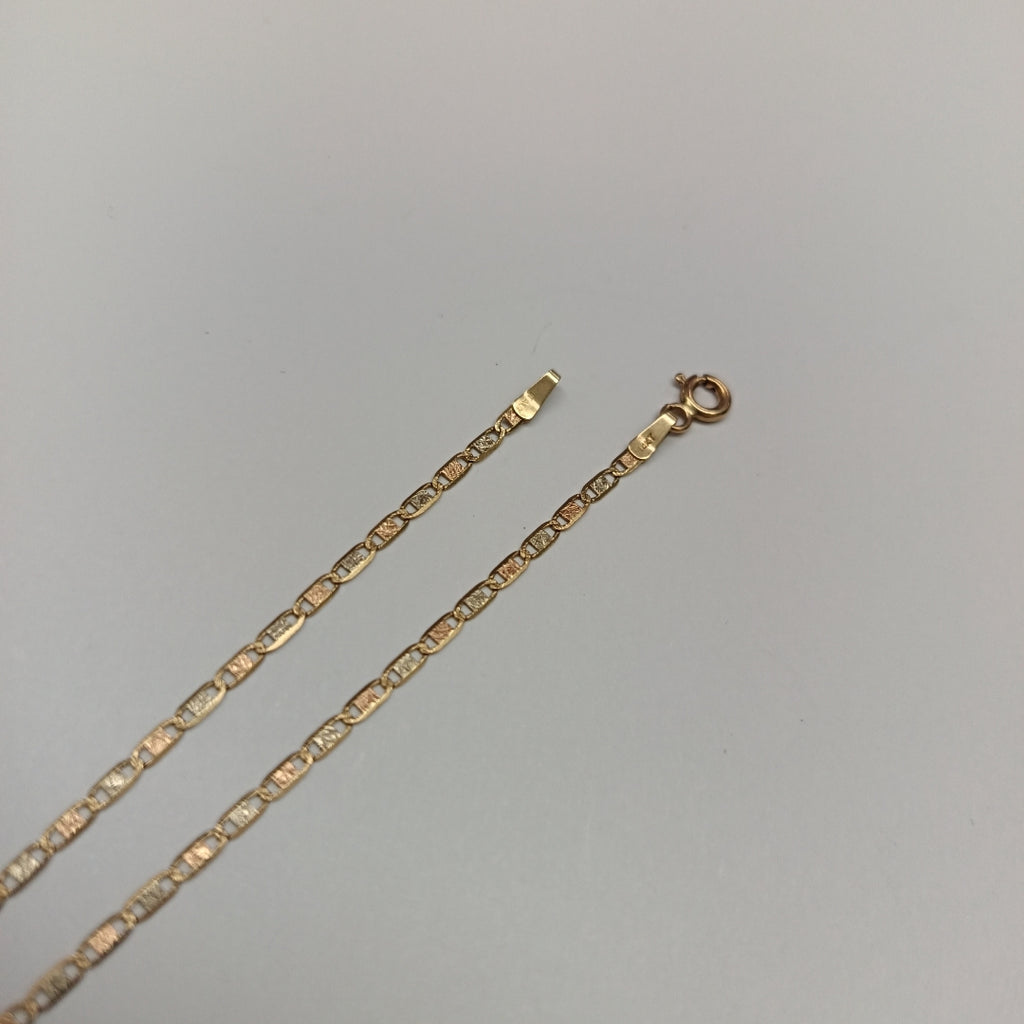 PULSERA ORO COMBINADO 14 K 1,10 GRMS (SEMINUEVO)